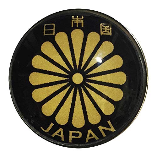 家紋 ピンバッジ ピンバッジ 家紋 十六 菊 ピンバッチ パスポート紋