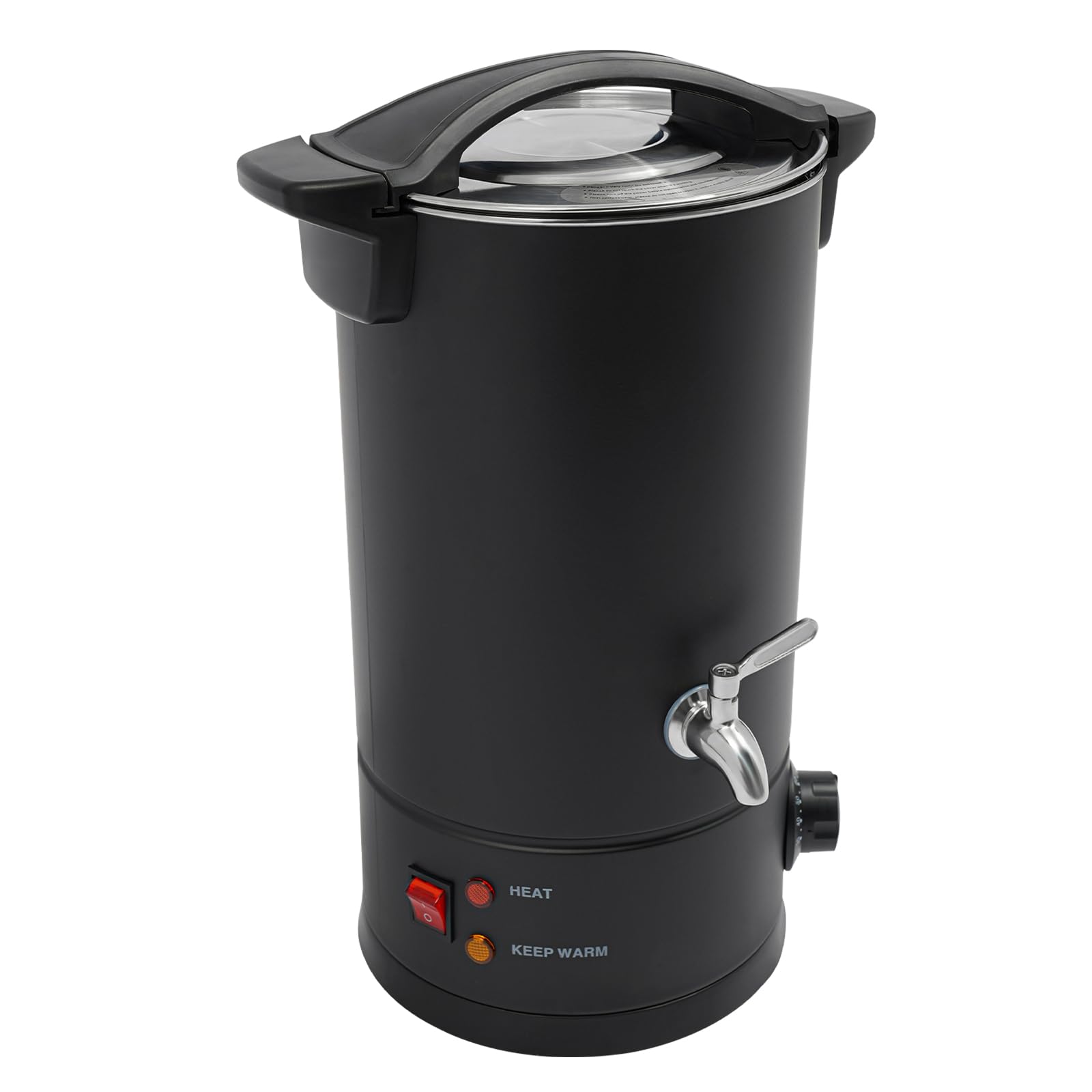 Cutycaty Wassmelter voor kaarsen, 8 l/10 l/12 l/15 l, wassmeltapparaat voor het maken van kaarsen, 1800 W, elektrische wassmeltpot, roestvrij staal, kaarswassmelter met gietverwarming, 30-110 °C (15 l