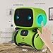 Kids Interactive Robot Toy,Yoego Intelligent Voice Controlled Touch Sensor Robotics with Repeating, Voice Recording, Singing, Dancing, Best Partner for Boys Girls (Green)