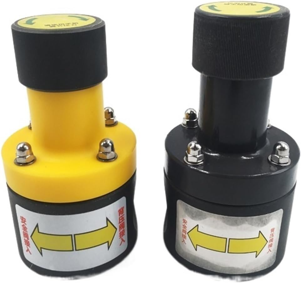 Female Thread DN20 DN25 PVC Safety Valve UPVC Plastic Back Pressure Valve One Way Pressure Relief Valve(Yellow,1")