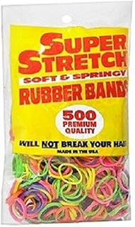 Super Stretch Rubber Bands 500 Each(Pack of 1)