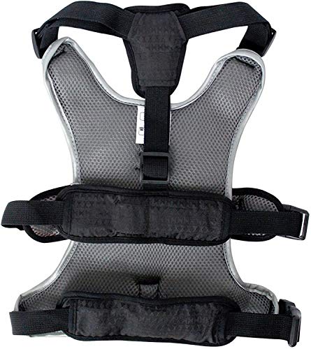 Peak Pooch - No-Pull Dog Harness - Padded, Mesh Fabric Dog Vest With Reflective Trim, Lifting Handles, Velcro And Buckle Straps - Pink Dog Harness - L #TOP4