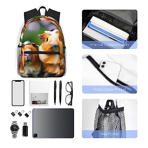 Sac à dos avec poches multiples - Structure légère et ergonomique noir
