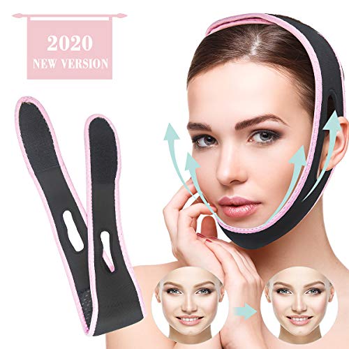 AxeanLake Face Lifting Belt Bandage Double Chin Reducer Face Slimming Strap Painless Anti
