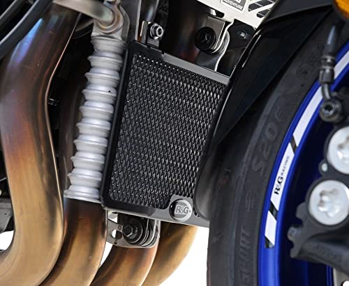 Protector de temperatura de aceite R&G negro para moto Yamaha FZ-10 2017
