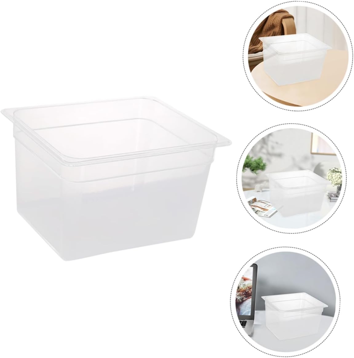 11l Slow Cook Container with Plastic Lid for Sous Vide