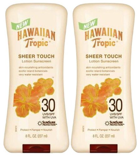 2 x Hawaiian Tropic Crème solaire Sheer Touch Lotion SPF 30 – LSF 30 en États-Unis