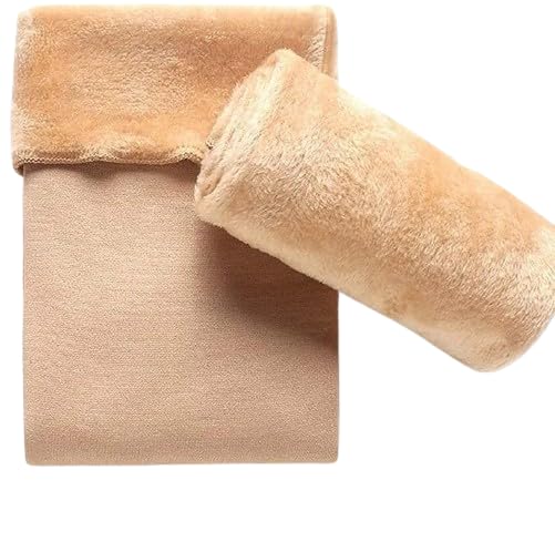Unisex Thermal Leggings for Men & Women | Winter Warm Fleece Lined Inner Wear | Stretchable High Waist Thermal Pants | Velvet Base Layer Bottom | Cold Weather | Skin Color | Free Size (Pack3)..-image-37