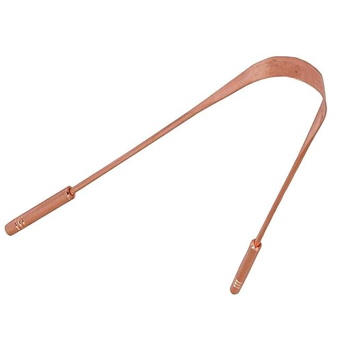 Miniatura 2 de Raspador de lengua de cobre 100% puro | Raspador de lengua quirúrgico perfecto | El mejor remedio para el mal aliento | Mantiene la higiene bucal |