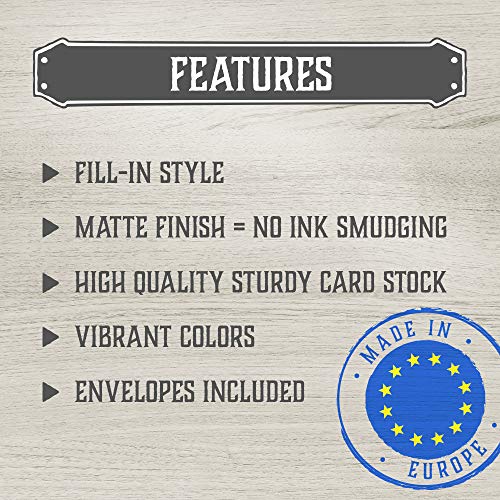 Set Of 25 Greenery Gold Baby Shower Invitations, Diaper Raffle Tickets, Baby Shower Book Request Cards With Envelopes | Jungle Safari Boho Luau Tropical Invites For Gender Reveal Party, Boys And Girls #TOP5