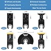 41 Pcs Universal Oscillating Saw Blades,Wood Multitool Blades,Quick Release Durable Oscillating Tool,Multi Tool Blades Fit All Models