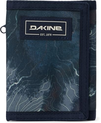 Image of Dakine Trifold Wallet for Men, Vert Rail Wallet RFID Blocking, Slim Durable Mens Wallet with Coin Pocket, Hook & Loop Closure, Sub Topo