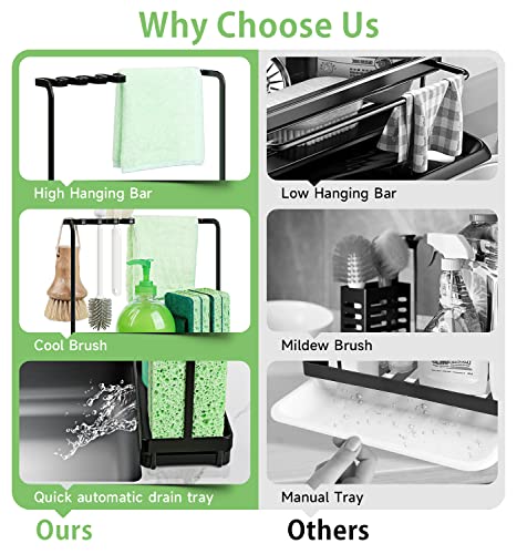 ideaglass Carbon Steel Kitchen Sink Organizer #TOP17