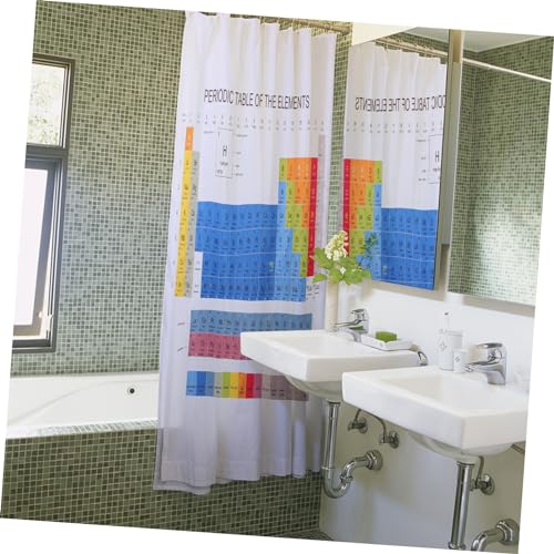 Rideau de douche chimie Cabilock pour éviter les éclaboussures avec style - 6
