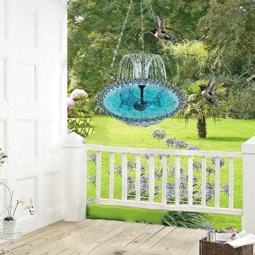 Bain d'oiseaux rustique contre la stagnation de l'eau pour terrasses et cours