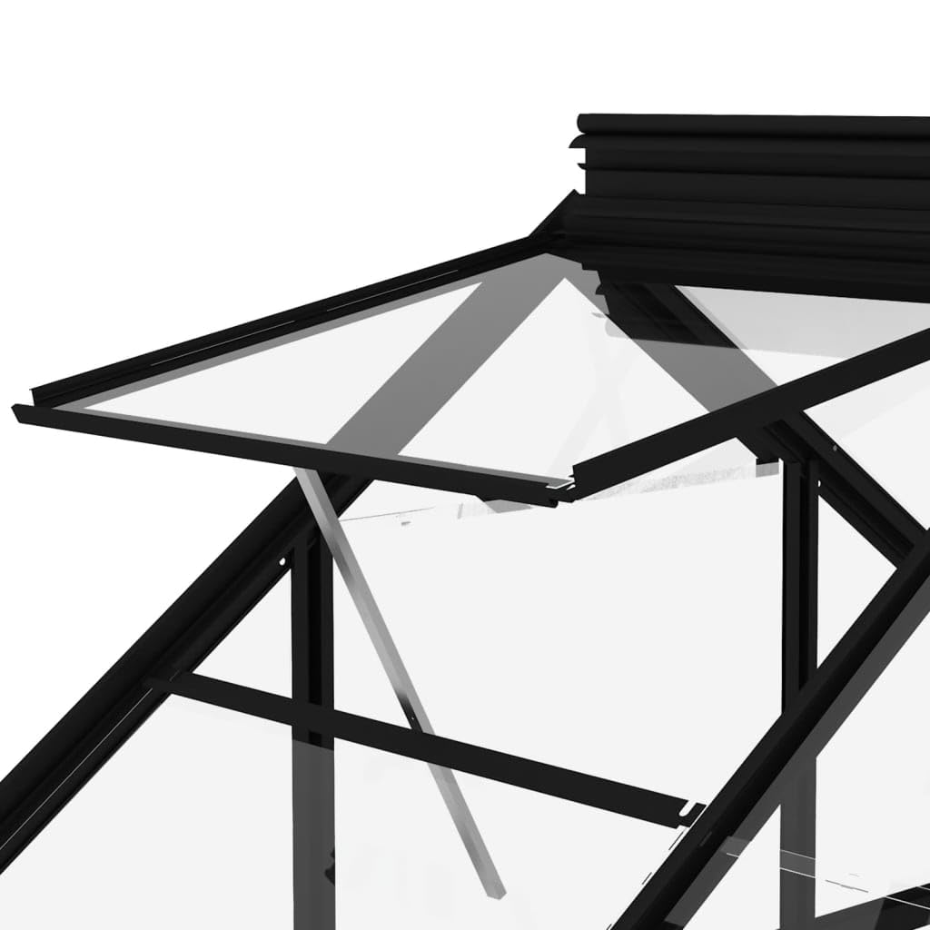 Gecheer Pannelli di Sostituzione per Serre, Vetro Temperato Trasparente 2,5 mm, Dimensioni 48x58 cm e 48x38,5 cm, per Giardinaggio Hobbistico