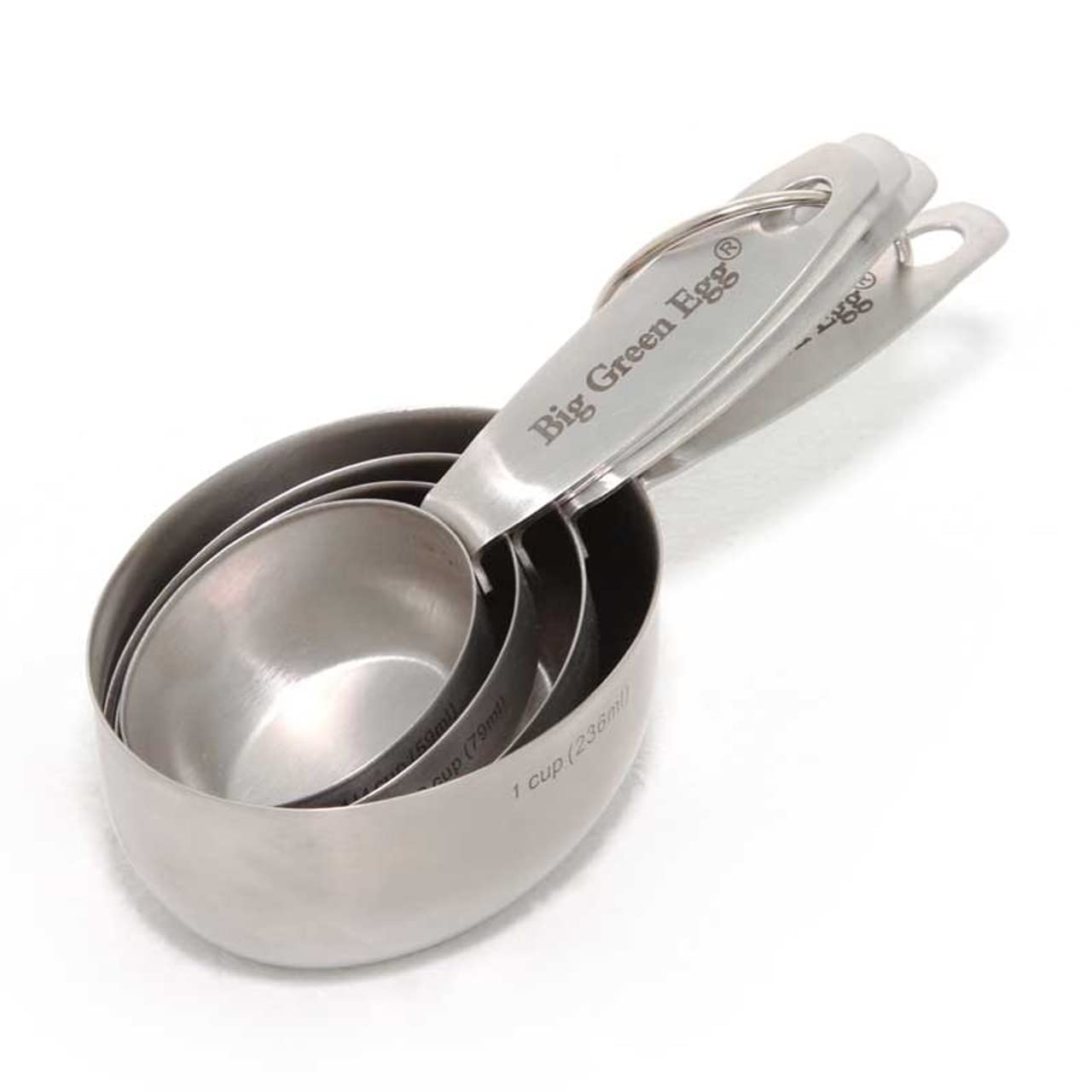 BigGreenEgg Measuring Cups tasses à mesurer en inox pour barbecue