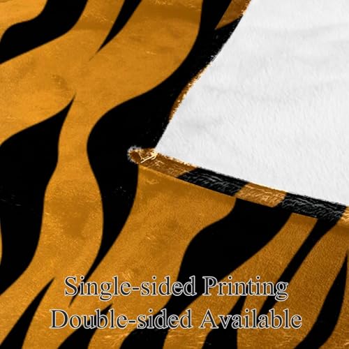 Couverture de lit polaire motif rayures qualité supérieure 150x200