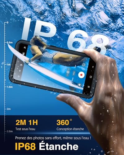 Lanhiem Coque pour Samsung Galaxy S26 Étanche Antichoc Intégrale Magnétique – vue 2