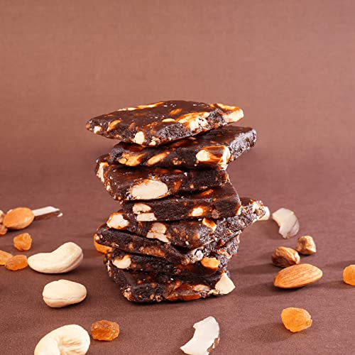 Image of GO DESi Classic Kaju Katli 200 grams & Dry Fruits Barfi, 400 grams 20 Individually Wrapped Burfi, Dates Bar Combo