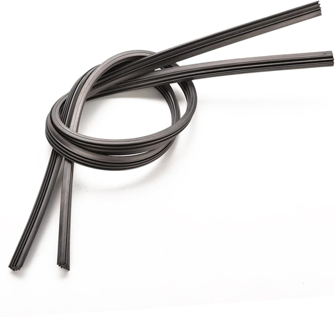 VICASKY 2pcs Auto Car Rubber Windscreen Wiper Strips '' 26'' Easy to Change Rubber Material