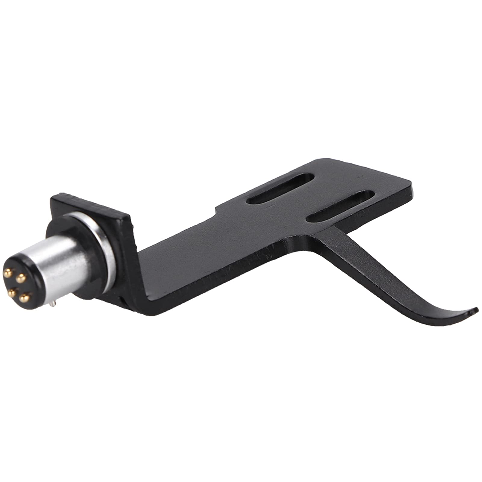 Porte-Cellule pour Lecteur Phono de Haute qualité, Connexion Facile avec 4 Câbles et 2 Paires de Vis, pour Cellules Phono Haut de Gamme, pour Platines Vinyles à