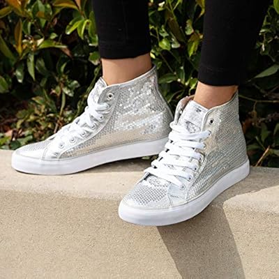 Gotta flurt sparkle sequin sneakers Clearance