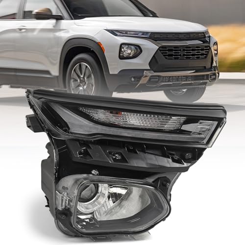 KACHIR LED Headlight for Chevy Trailblazer 2021 2022 2023 w/DRL Projector Headlamp Right Passenger Side RH 42831128