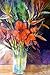 Produktbild Artland Qualitätsbilder I Wandtattoo Wandsticker Wandaufkleber 60 x 90 cm Stillleben Vasen Töpfe Malerei Orange D6YY Amaryllis und Strelizien in Vase