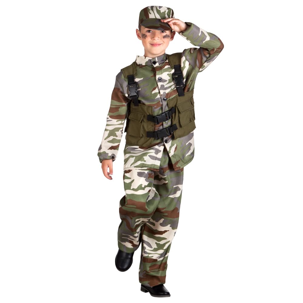 Boland 82188 Soldier Soldier Children's Costume – Green