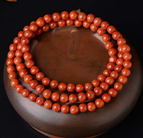 Bracelet de Perles Multi-Cercles en Agate Rouge | Énergie et Sérénité - 4