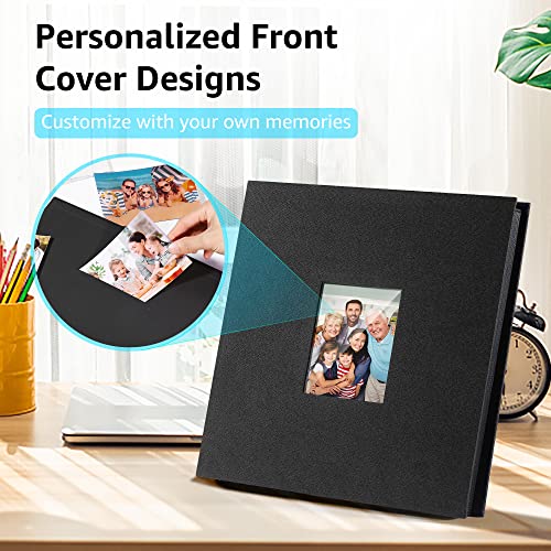 DazSpirit Photo Albums 6x4 Inch 600 Photos Slip In, Customizable Linen Cover 10x15 Photo Album, Large Capacity - Image 3