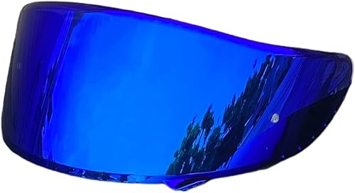 Miniatura 3 de CWR-1 - Visera de repuesto para SHOEI Z7 NXR X-SPIRIT CWR-F X14 RF-1200 Face Shield Protección UV visera casco moto (Revo Clear Rojo-día y noche)