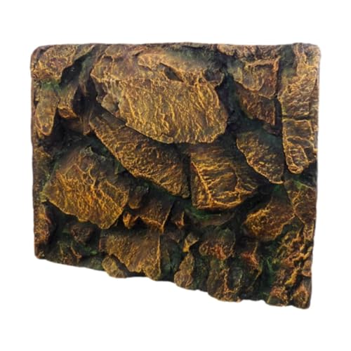 Wyhqgn テラリウム背景 立体質感 水槽背景 リアル岩模様 爬虫類タンク 背景壁 装飾パネル PU素材 アクアリウムデコレーション 魚爬虫類飼育に適用, Style B