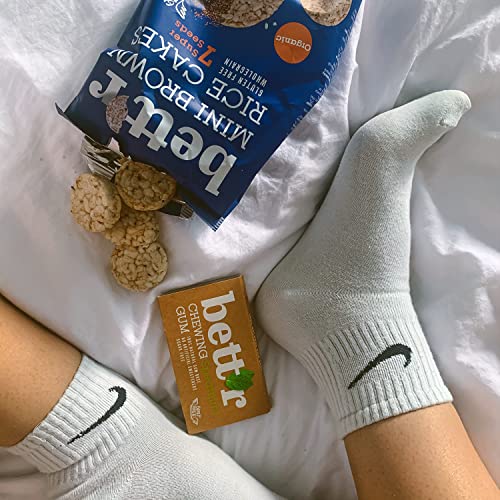Bett’r Mini Brown Rice Cakes 7 Super Seeds, Bio, Organisch, Gluten free Vegane Snacks-18 x 50g