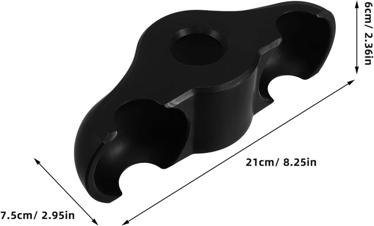 4pcs Indoor Cycling Workout Foot Stabilizers Home Exercise Bike Training Feet Rocker Plate Stability Accessories for Floor Mats