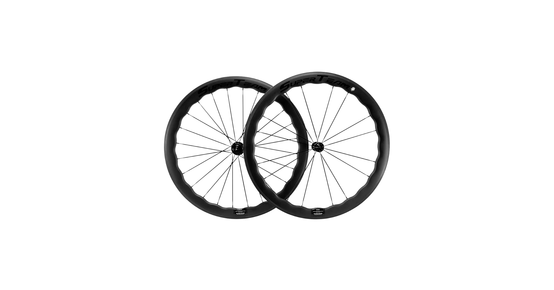 ☆スーパーチーム　F+R カーボンホイール チューブ+タイヤ　700c新品未使用 Amazon | SUPERTEAMカーボンチューブレスホイール700Cディスク