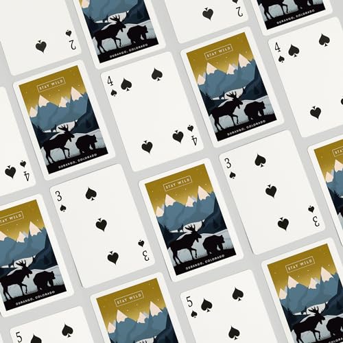 Lantern Press Durango, Colorado, Naipes Poker 52 cartas miniatura 4