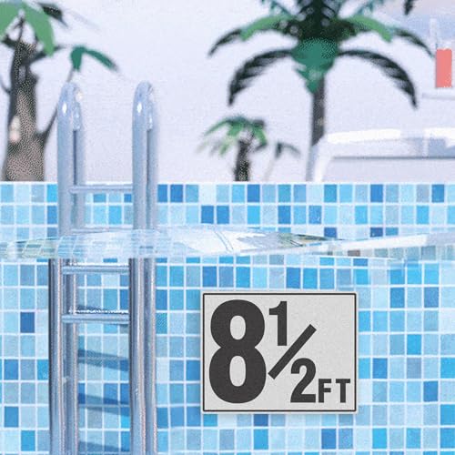 Marcadores de Profundidad para Piscina 8.5FT 3 Unidades miniatura 3