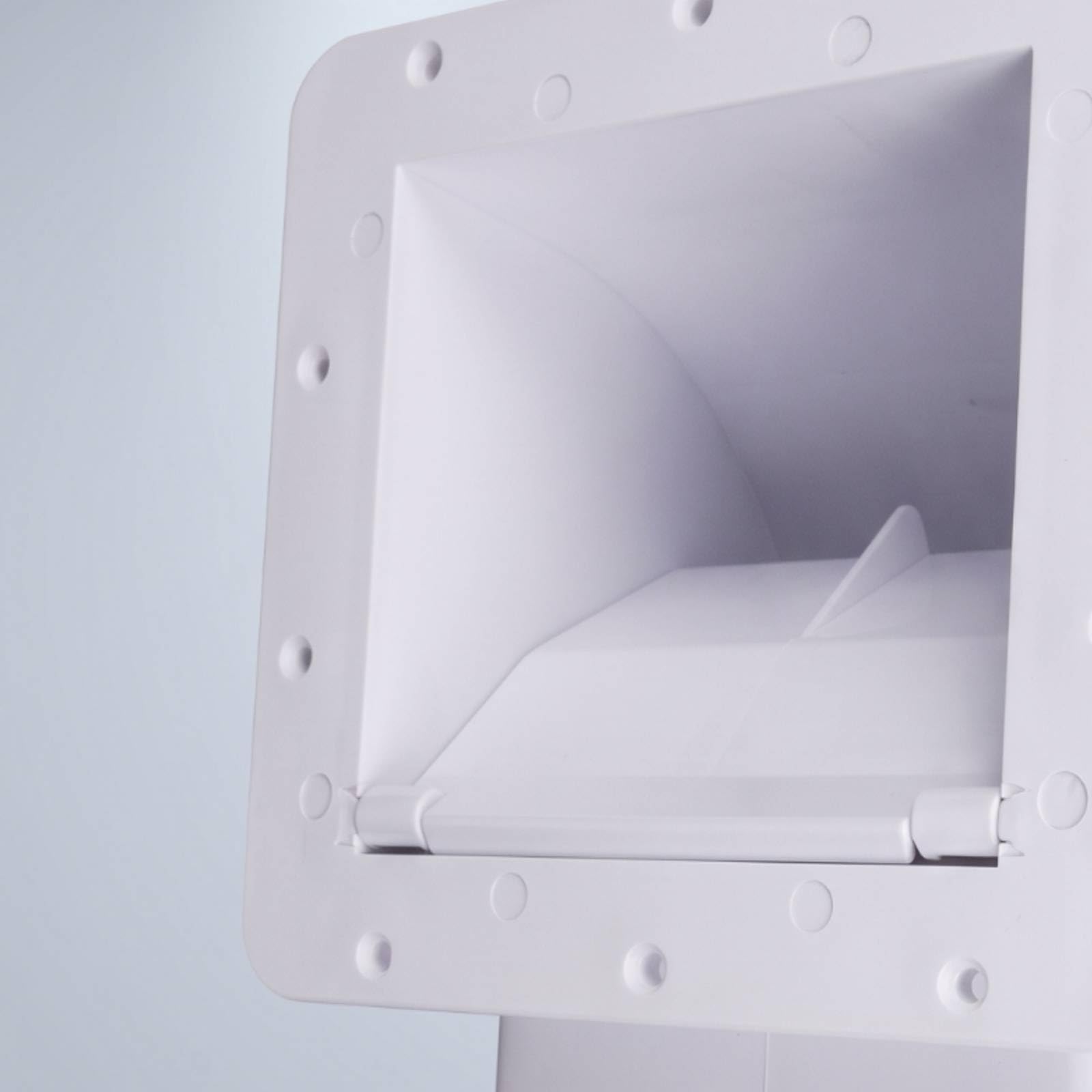 Colcolo Skimmer de Pared para Piscina Skimmer Desnatador Recolector Depurador con Compuerta y Canal Inclinado Que Impide Que la Suciedad Retorne al Agua