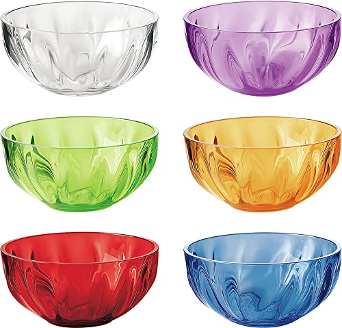 Adatte per lavastoviglie Set 6 ciotoline Aqua Fratelli Guzzini