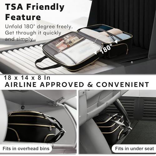 Image of Arcoyard Rolling Laptop Bag, Rolling Briefcase for Women with Waterproof Pocket, 16 Inch Computer Bag, Underseat Carry On Luggage with Wheels for Work Travel Business, Lightweight Black