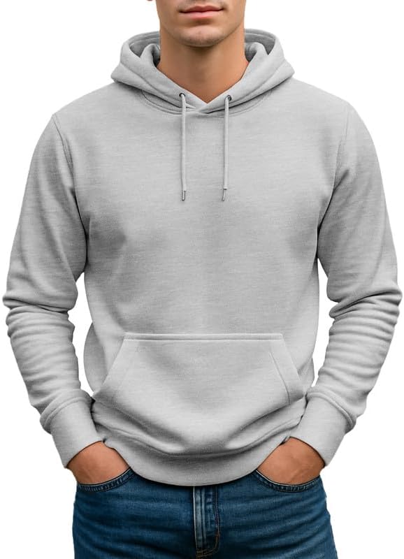 Men's Fleece Hoodie - Ultra Soft and Comfortable Hoodie - Heavy Weight Pullover Hoodies with Kangaroo Pocket