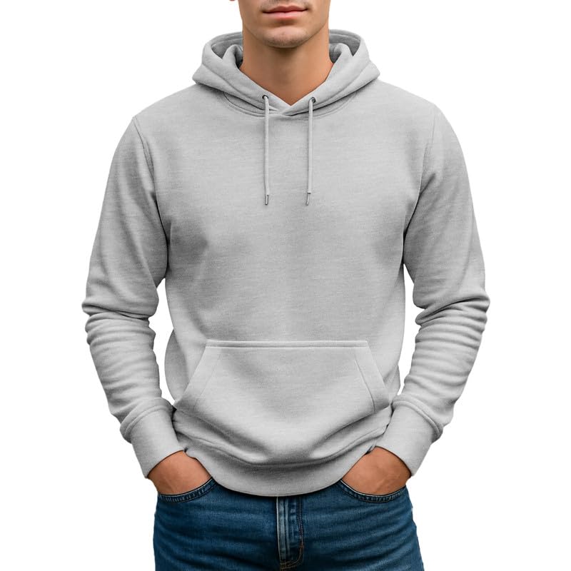 Image of Circle Clothing Men's Fleece Hoodie - Ultra Soft and Comfortable Hoodie - Heavy Weight Pullover Hoodies with Kangaroo Pocket