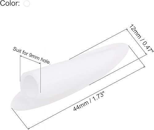 Miniatura 2 de MECCANIXITY Tapones de plástico para agujeros de bolsillo de 0.354 in, tapones de madera para agujeros de bolsillo, accesorios de herramientas de