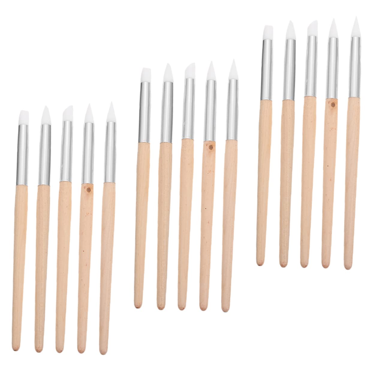 DIYEAH Nail Art Brush Pen 15pcs Clay Modeling Pens Multi-use Sculpting Tools Easy to Paint Portable for DIY