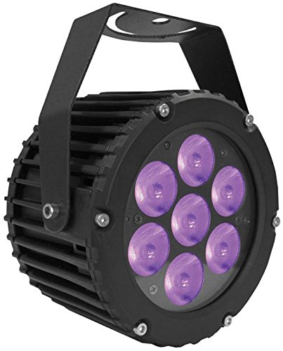 LEDJ257 - Efecto de luz, 7 x 3 W LED para exterior, unidades de efectos audiovisuales, 1 unidad