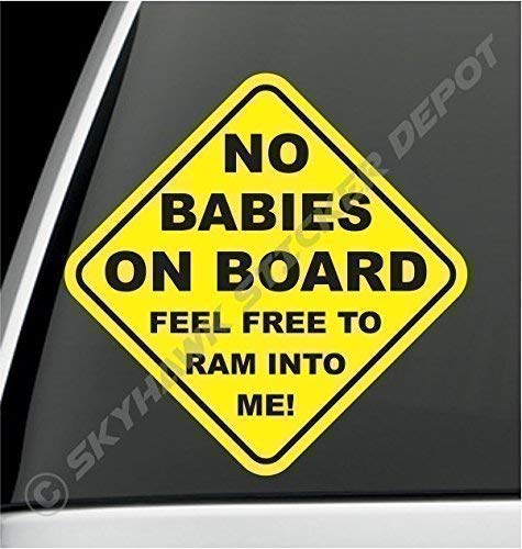 Baby On Board #4 Gun Funny Cute Family Car Decal Window Vinyl Sticker 20 COLORS