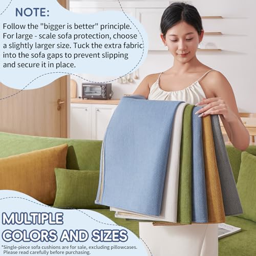 STACYPIK Capas de sofá refrescantes azuis escuras, antiderrapantes para 3 almofadas para sofá de ani