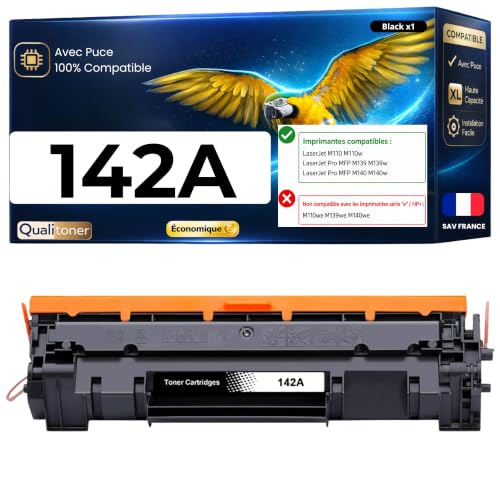 Toner 142A W1420A noir pour imprimante laser de bureau à domicile